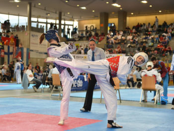 Wechamp athlete haut niveau taekwondo clara mallien activité team building entreprise