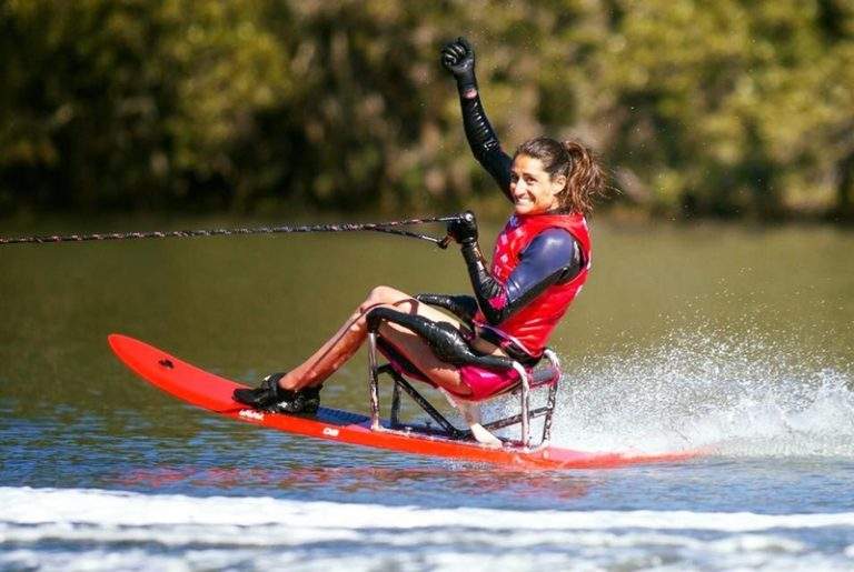 Delphine Le Sausse médaillé aux championnats du monde de ski handisport et conférencier
