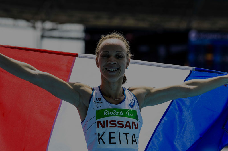 Nantenin-Keita athlétisme handisportathlete haut niveau handisport wechamp entreprise conférence Nantenin Keita Athlète de Haut Niveau et conférencier sportif sur la diversité et le handicap en entreprise et dans le sport, au sein de l'équipe WeChamp