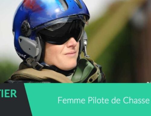Femme pilote de chasse conférence